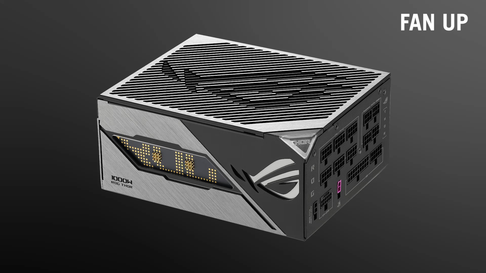 神々の　　ROG 3s ROG雷神3代1000W 白金氮化镓电源| ROG THOR 雷神| 电竞电源｜ROG