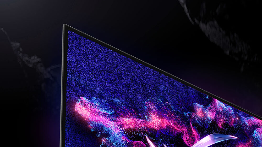 Image showing the thin profile of the XG27.
