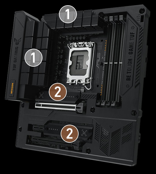 Onboard heatsinks