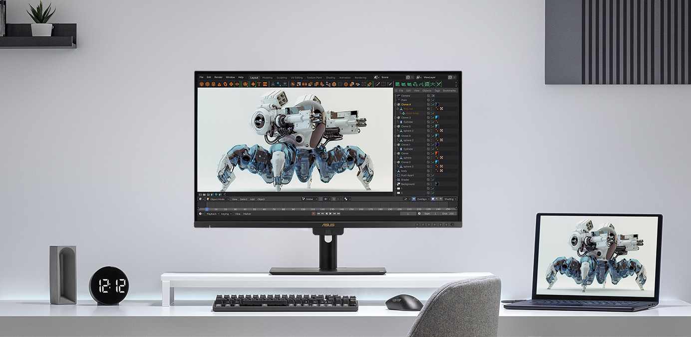 具有 LuxPixel 涂层的 ProArt 显示器