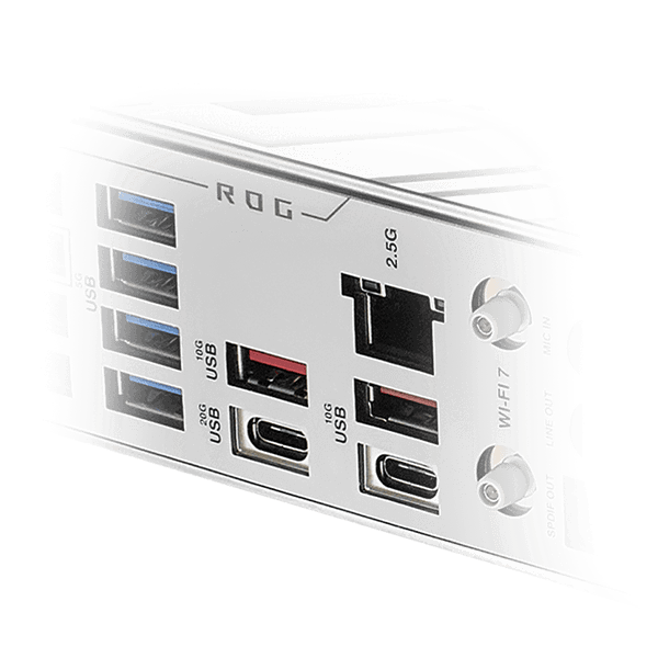 The Strix Z790-A S features a USB 20Gbps rear I/O port.