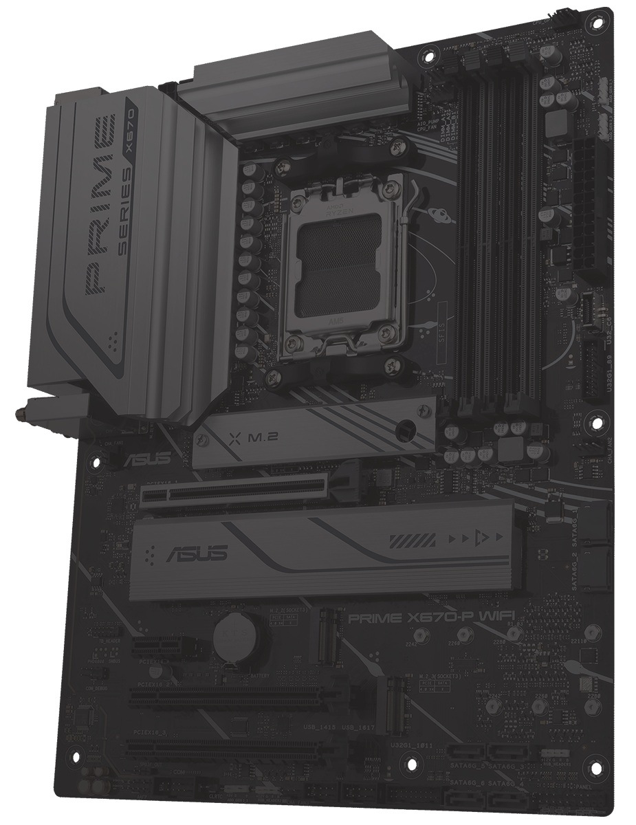 The PRIME X670-P WIFI motherboard