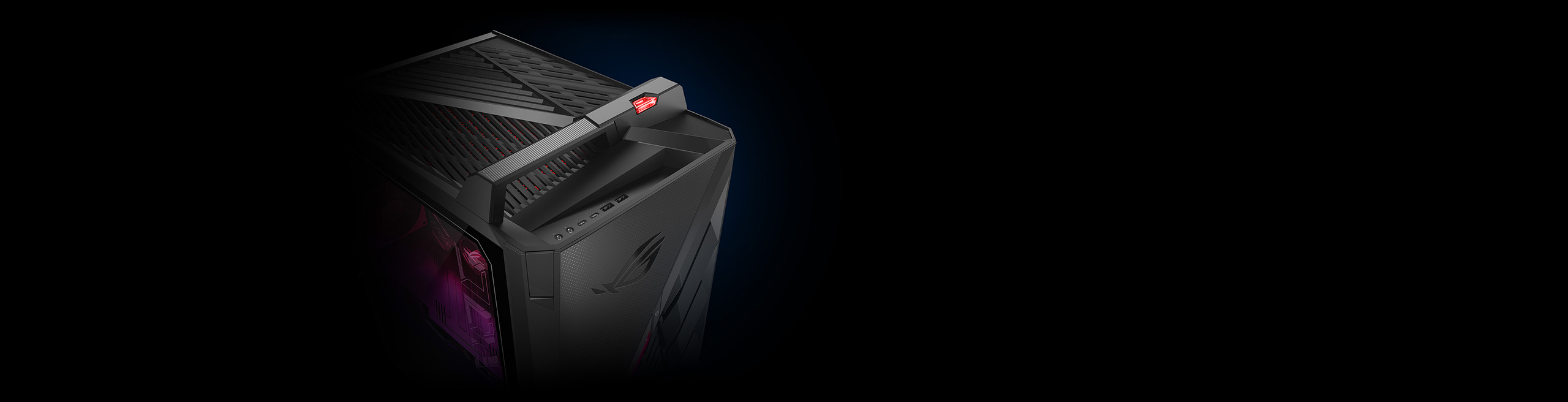 G35CA from the top-front, with emphasis on the built-in carry handle and Keystone access.