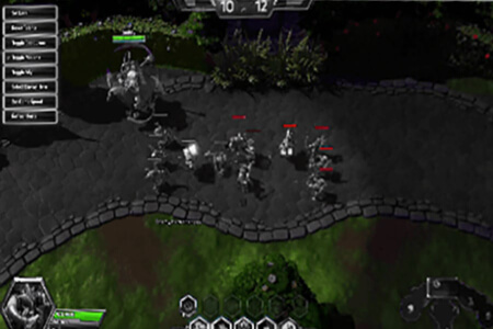 开启 MOBA 模式的屏幕可强化生命值／魔力条的可见度。