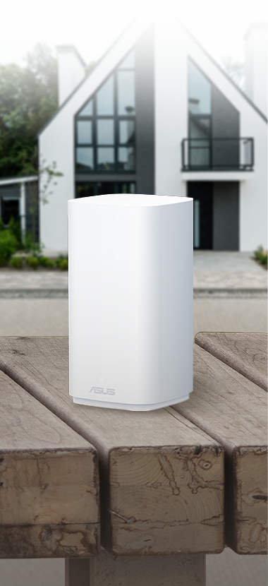 灵耀魔方·无界放在长凳上，展示桌面使用。