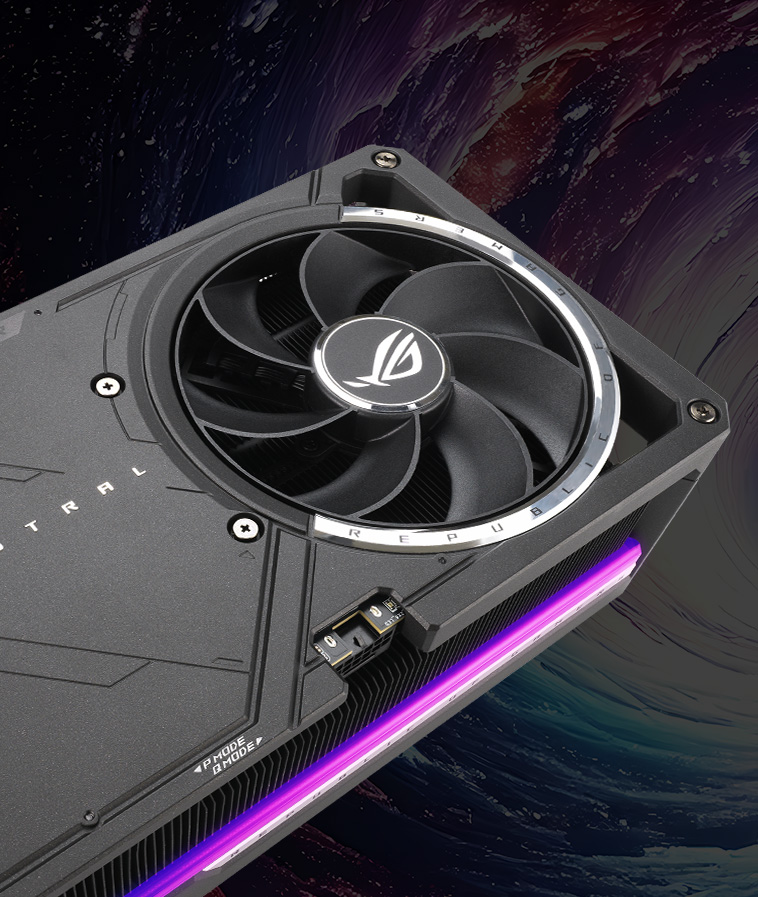 ROG Astral 后风扇