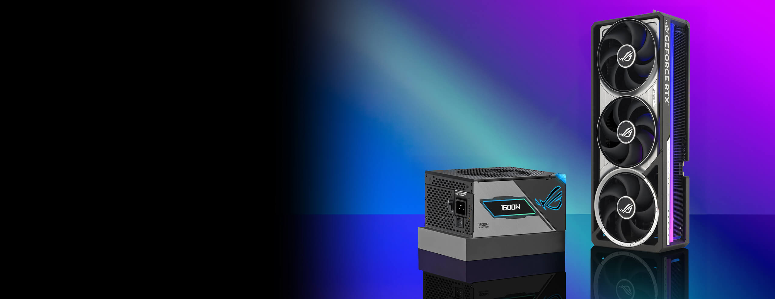 ROG Astral 显卡搭配 ROG Thor III PSU