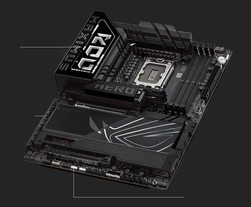 Gaming immersion specs of the ROG Maximus Z890 Hero