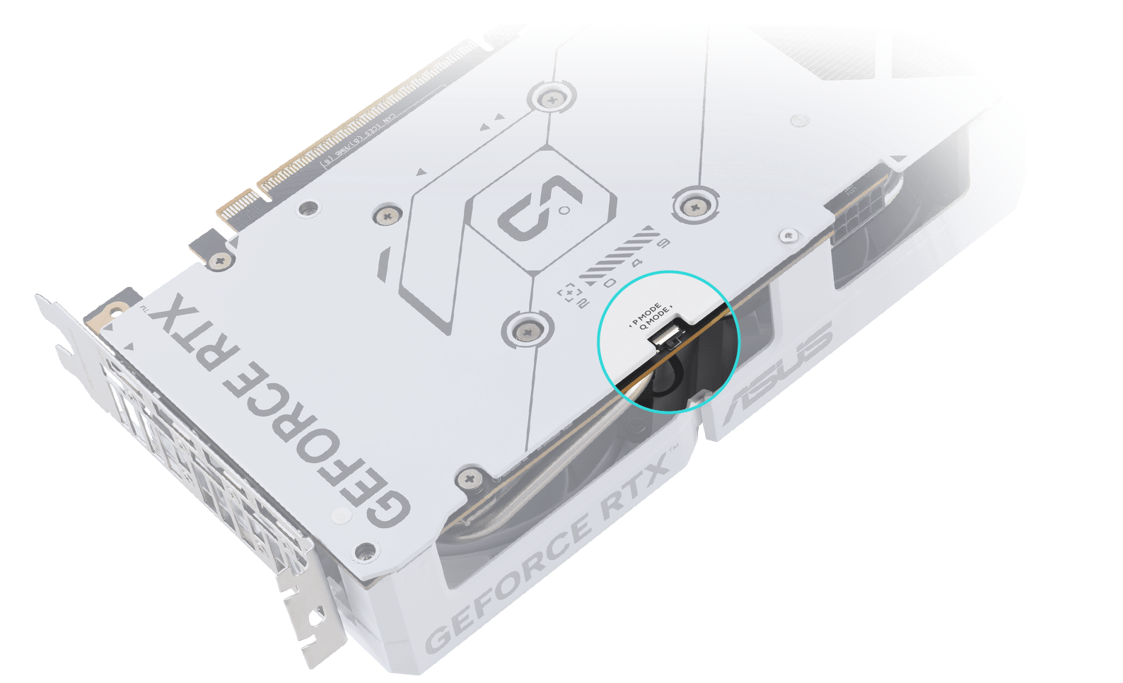 ASUS Dual GeForce RTX 5060 Dual BIOS 开关