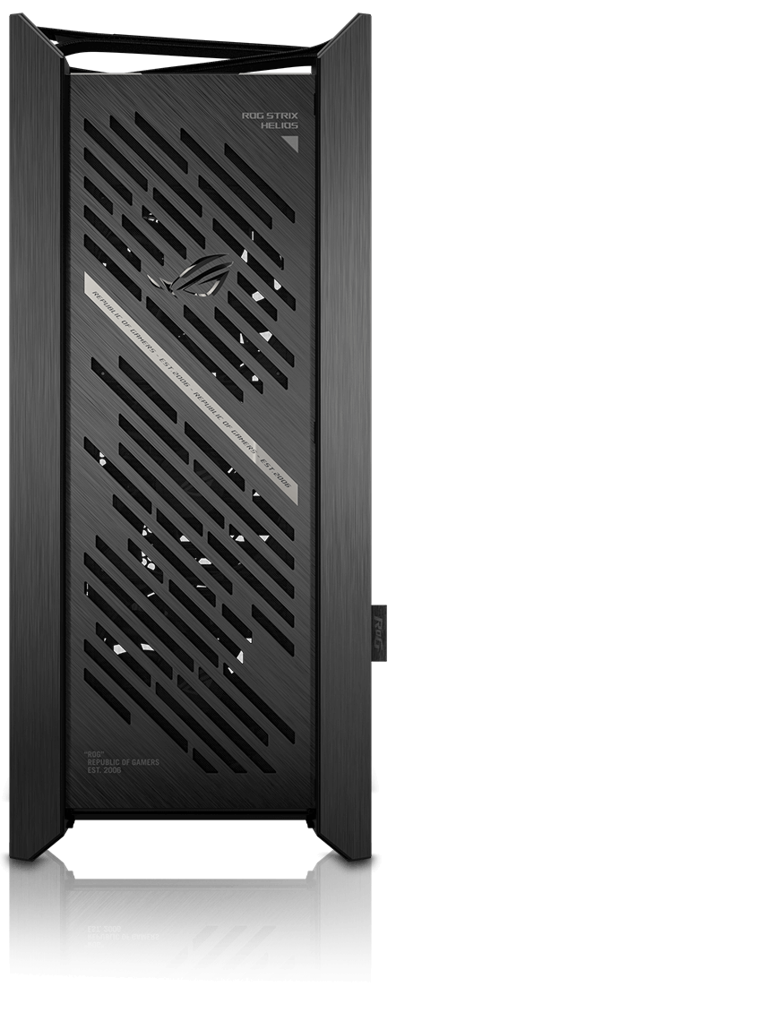 Helios II 前视图，并突显其前面板