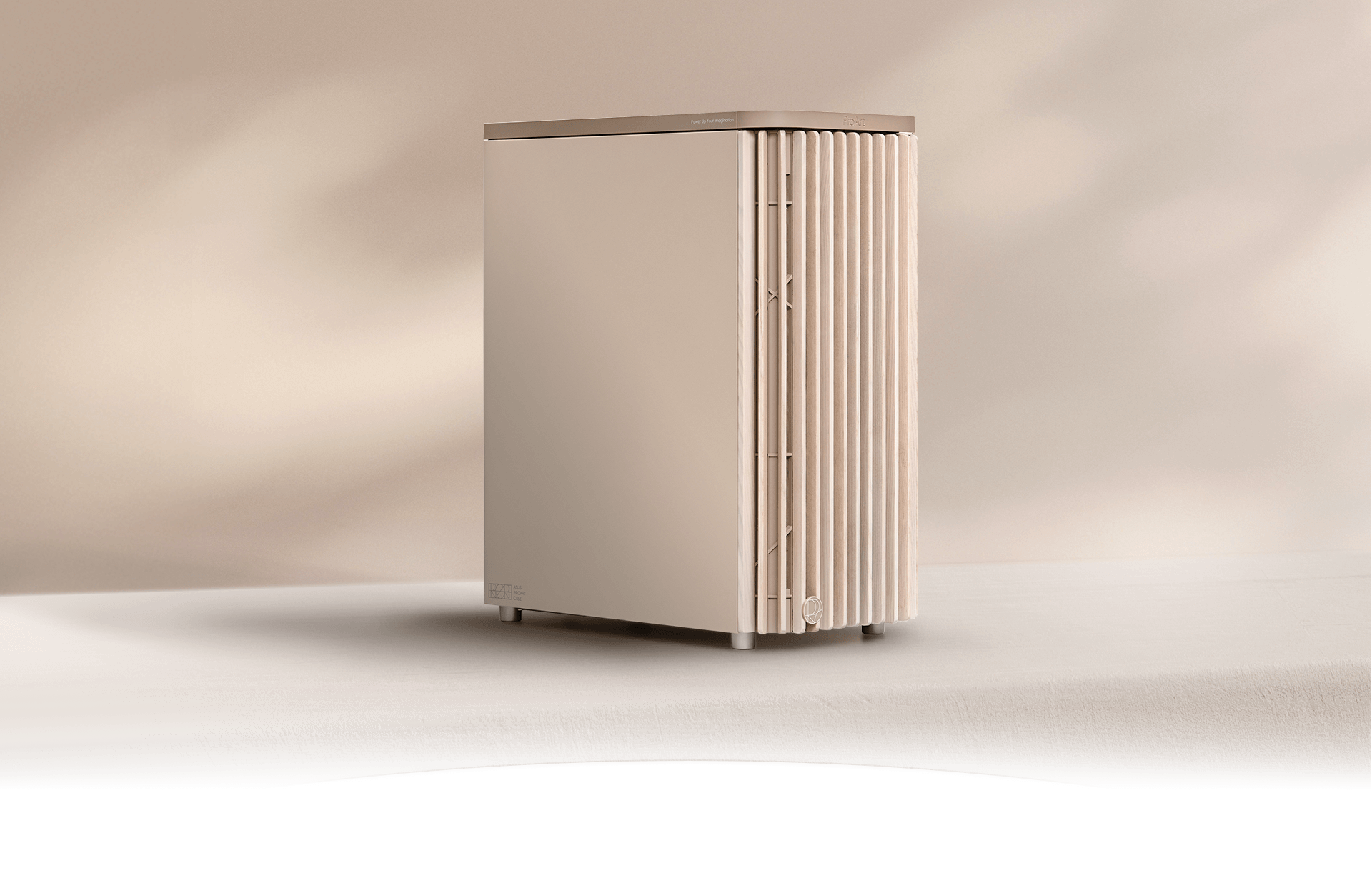 ProArt PA401 Wood Edition 机箱侧视图