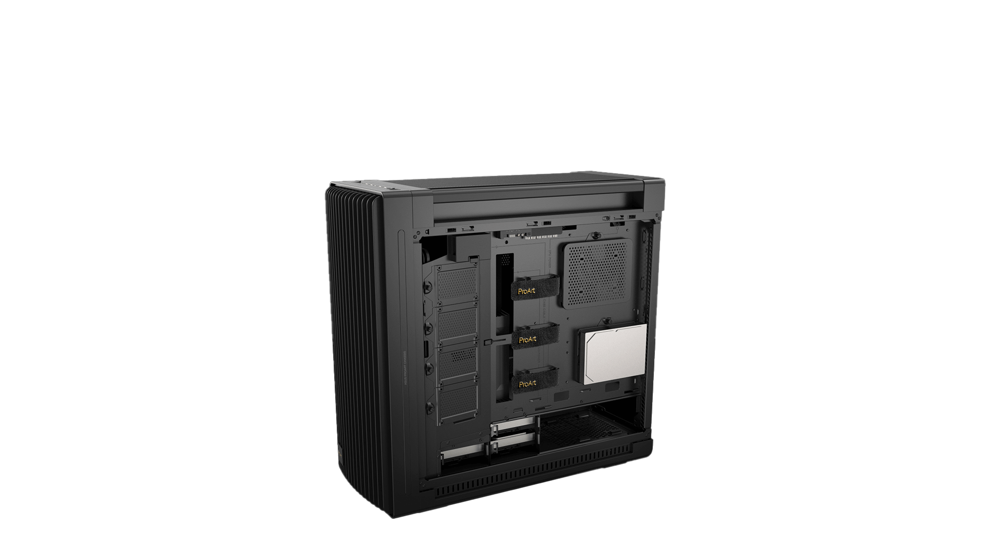 ProArt PA602 机箱支持 4 个 HDD 机械硬盘