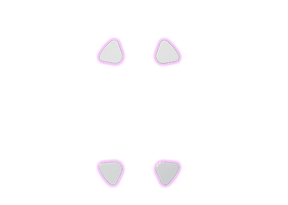 突显 ROG Harpe Mini Core 鼠标脚的图片