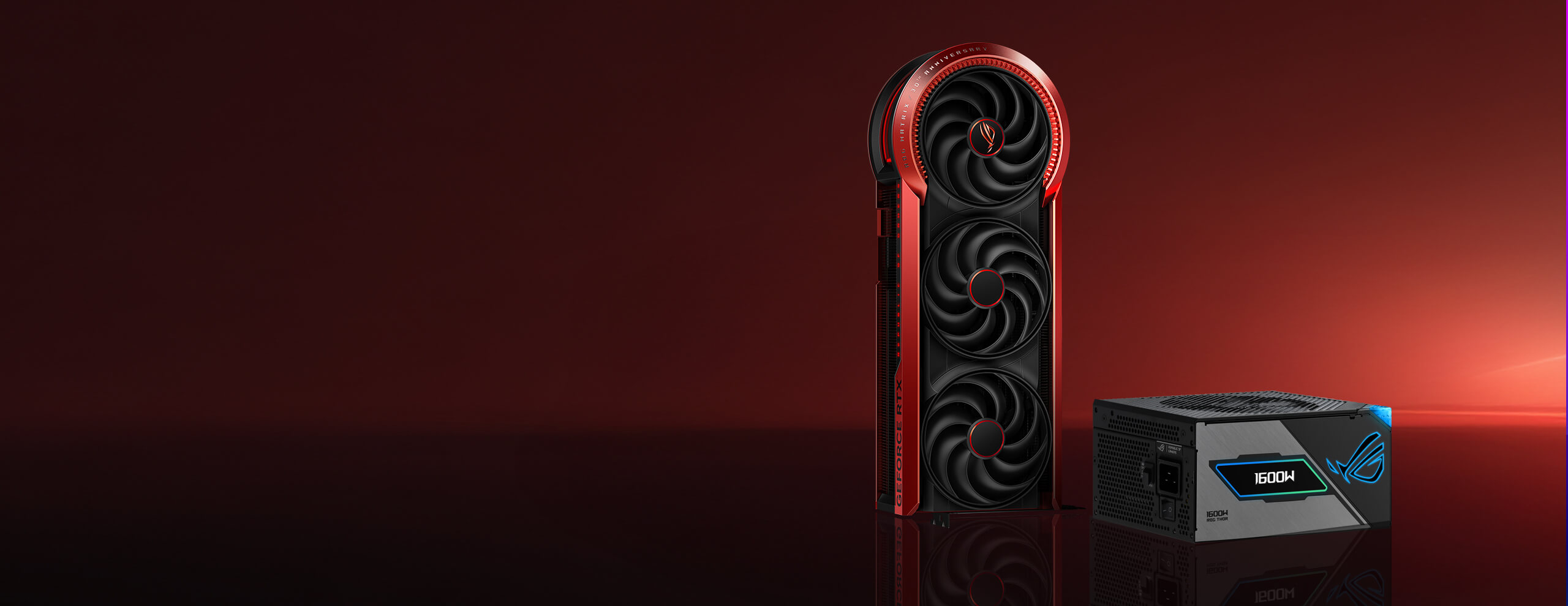 ROG Matrix显卡搭配ROG Thor III电源