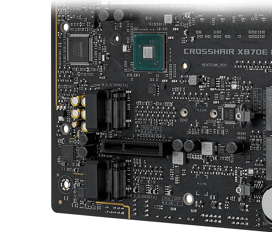 ROG Crosshair X870E Hero BTF 上的电竞音效设计