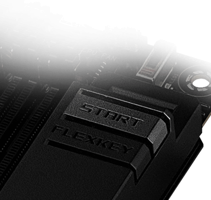 ROG Crosshair X870E Hero BTF 上的开机按钮
