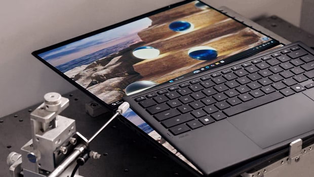 图片显示加固型可拆卸键盘结构的特写。