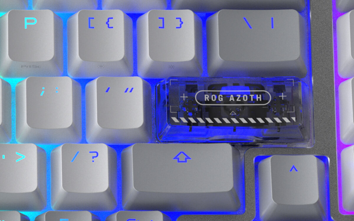 独特的ROG主题半透明键帽 &ndash;Enter 键