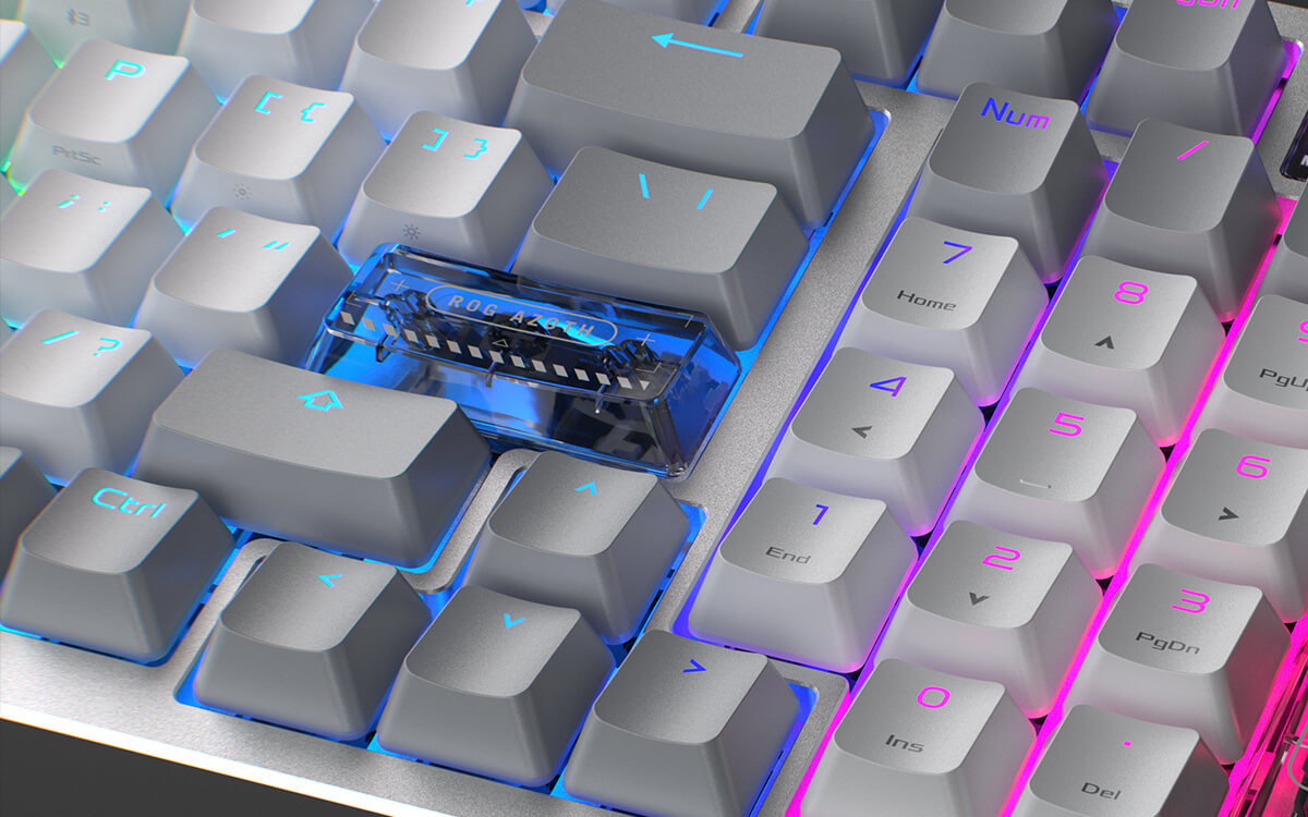 独特的ROG主题半透明键帽 &ndash; Enter key