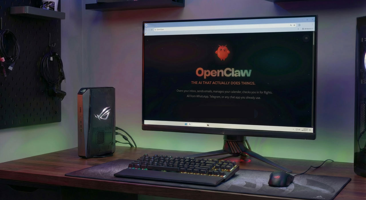 ROG GR70 mini PC with OpenClaw