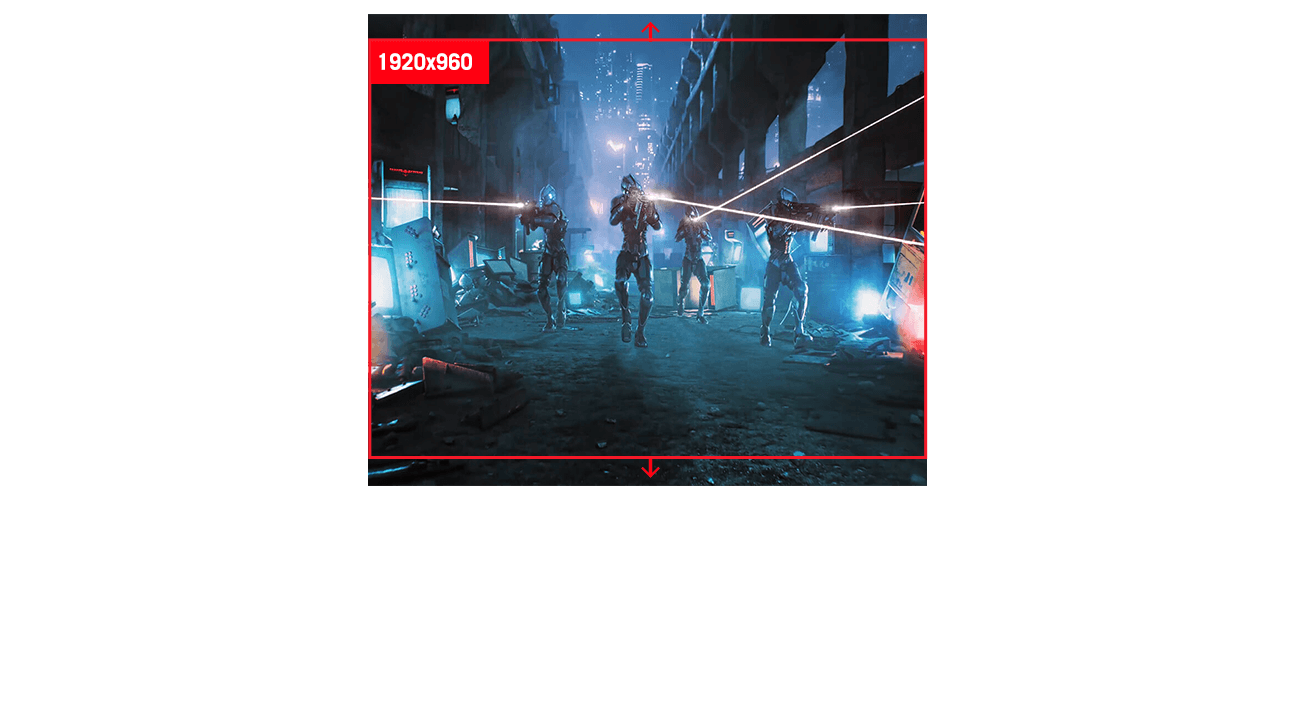 屏幕比例可设定为显示 27 英寸的影像。