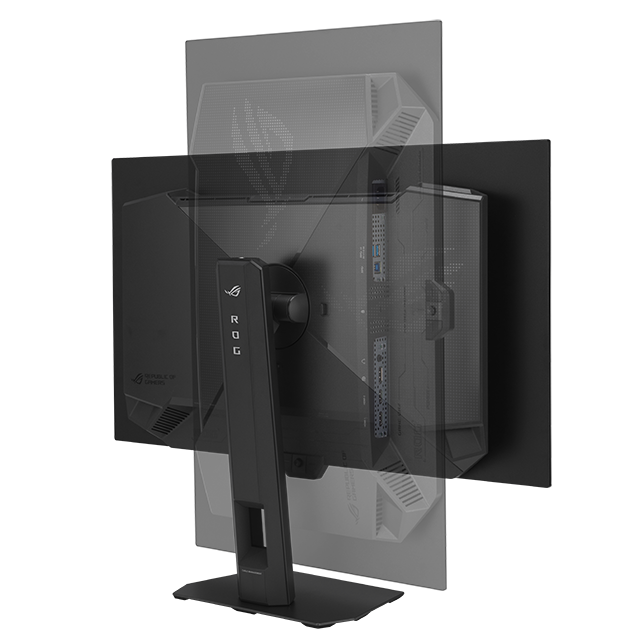 XG27AQWMG 可垂直旋转。