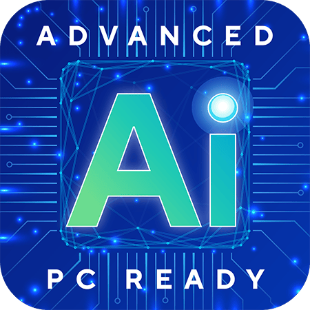 支持先进的 AI PC logo