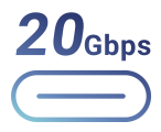 USB 20Gbps Type-C® logo