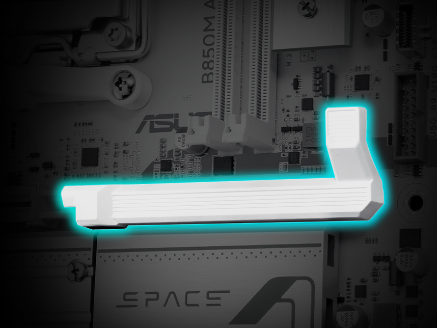 描述 PCIe 插槽 Q-Release 的图形。