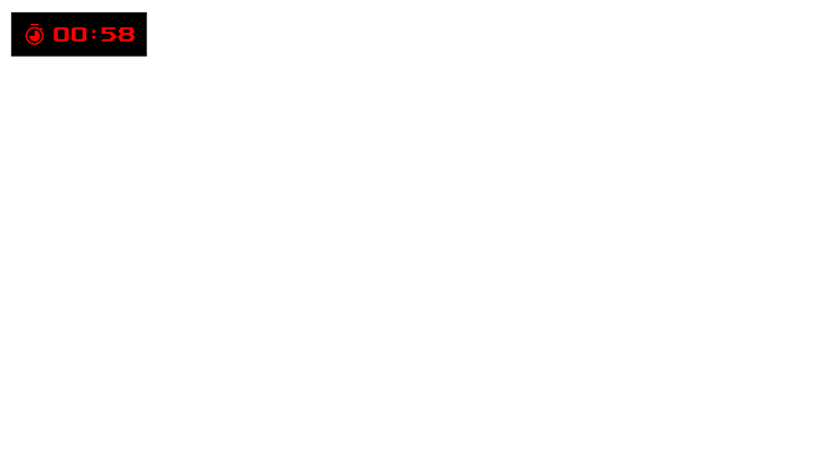 FPS 游戏场景；屏幕左上角可看到定时器迭加层