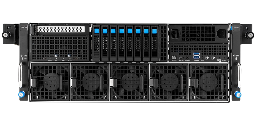 这是一个折线图，可帮助人们了解此服务器上关键组件的位置。