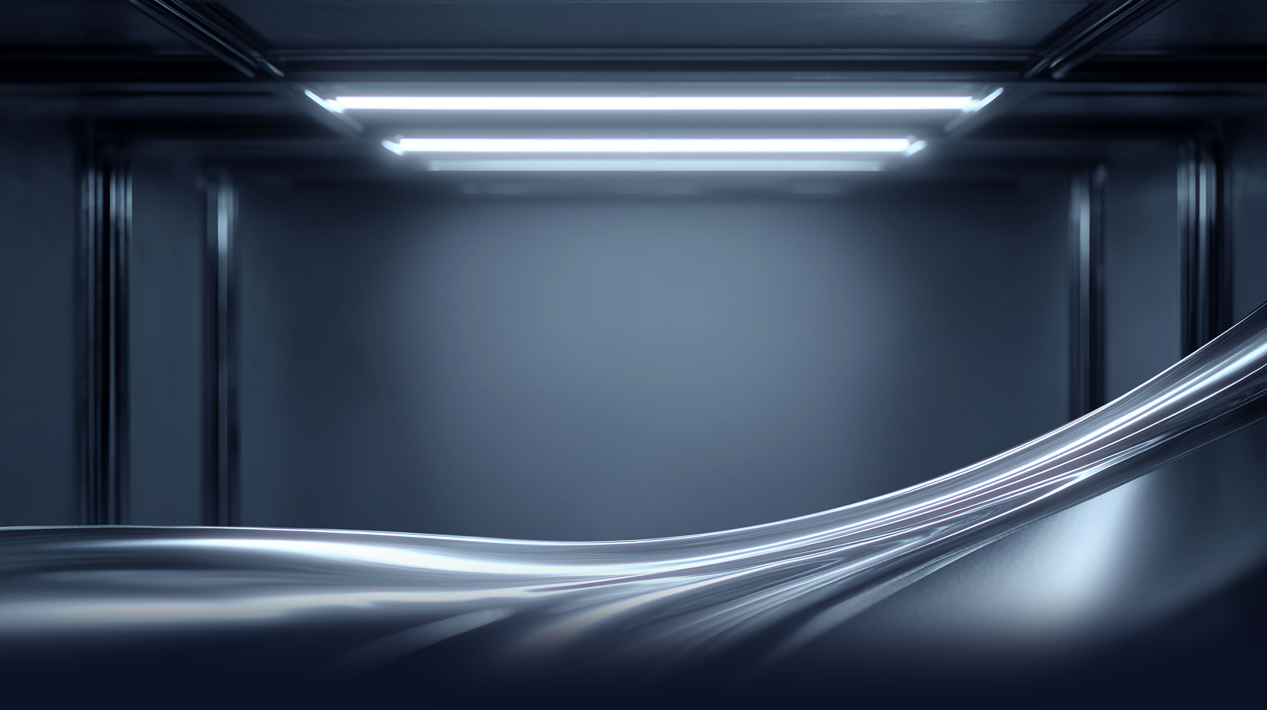 ASUS WiFi 8 领先技术：未来感实验室空间与高速金属流线视觉