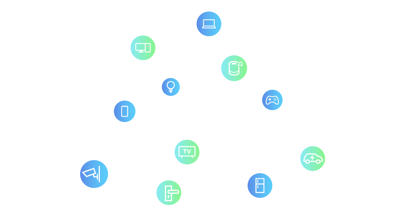 多样化智能家庭设备图标