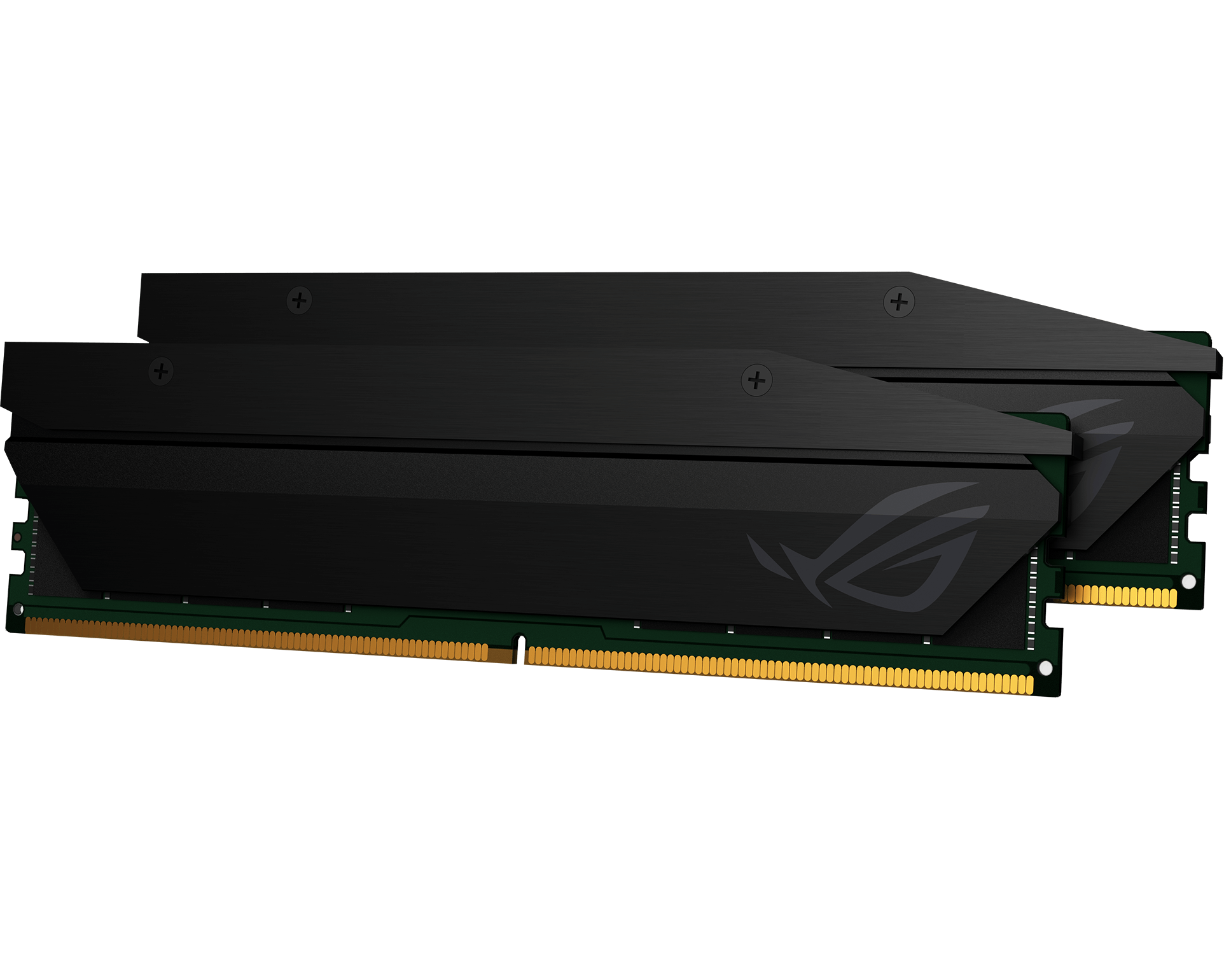 ROG 枪神 10X 内部结构图，特别突显关键组件。图片中间是 RAM。