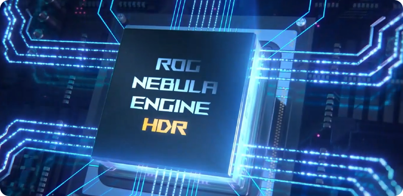 A game image split in half, with emphasis on the motion clarity when G-SYNC is enabled.