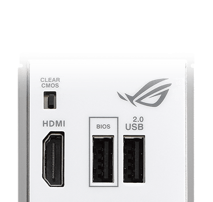 CMOS 清零按钮与 BIOS FlashBack™ 一键升级