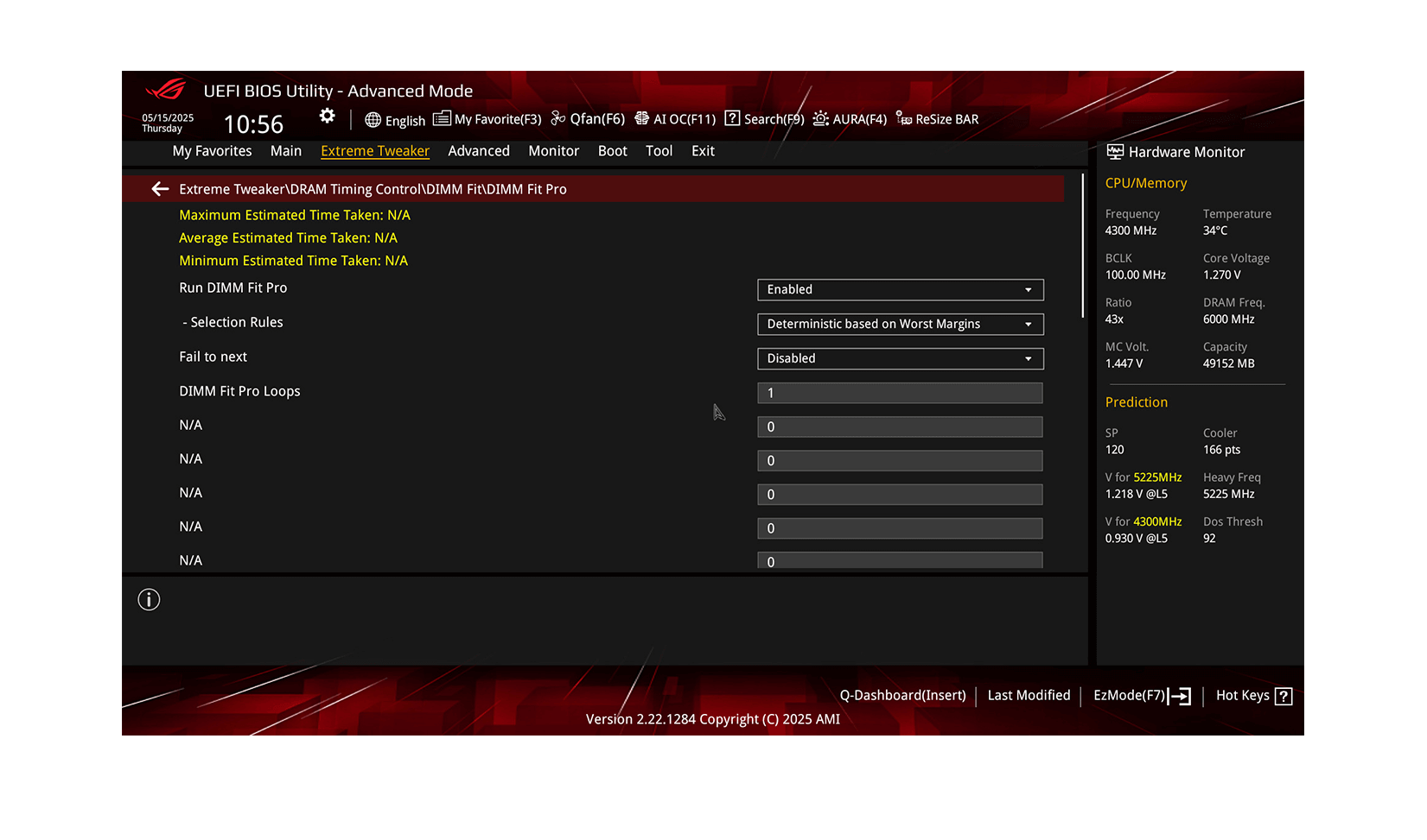 DIMM Fit / DIMM Fit Pro 用户界面