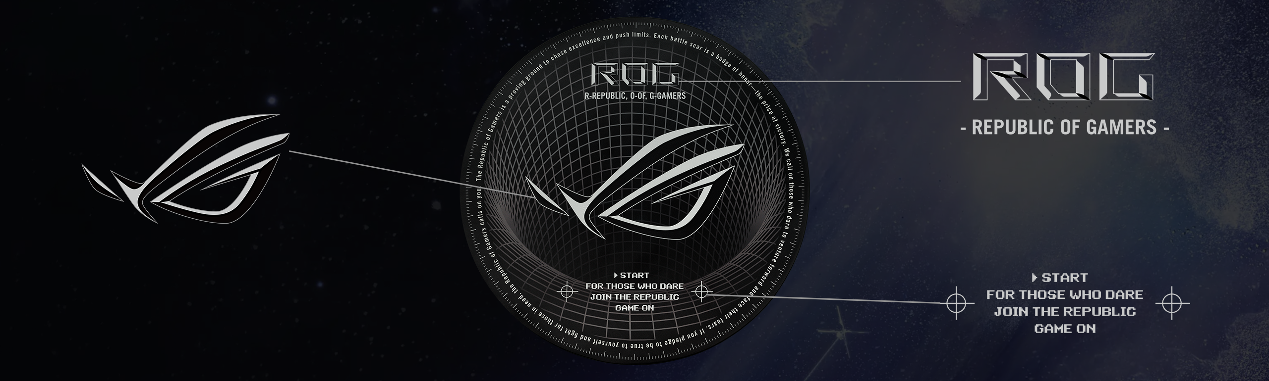 ROG Cosmic Mat 放置在 ROG Destrier Ergo 電競椅下方的地板上。照片中為反向折疊的 ROG Cosmic Mat，展示其 4 公釐的厚度。