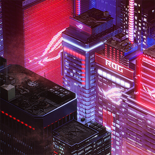 采用华硕不闪技术的显示器。