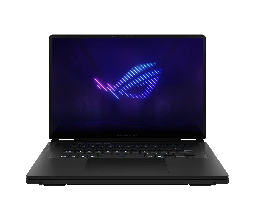 A 幻16 双屏in the laptop mode with the keyboard attached on