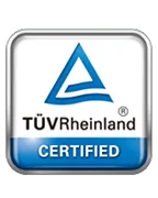 TUV certified badge