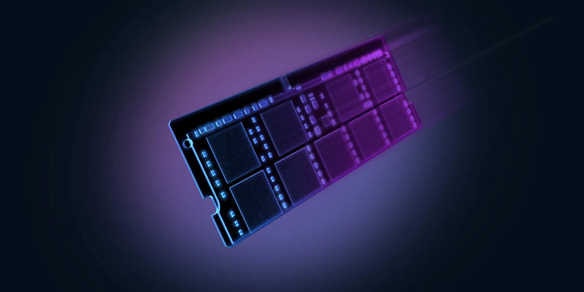 A memory disk in fast motion visual effect.