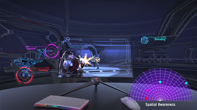 The image shows wider soundstage in the open-back ROG Kithara