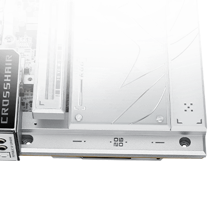 ROG Crosshair X870E Glacial 搭载电竞音效音频