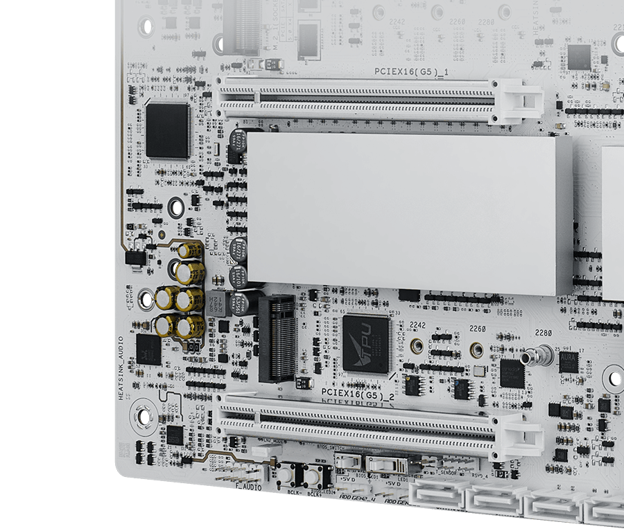 ROG Crosshair X870E Glacial 的电竞音效音频设计