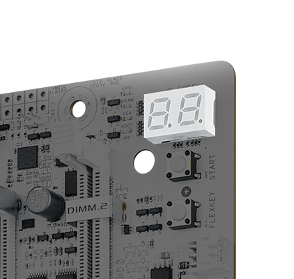 ROG Crosshair X870E Glacial主板Q-CODE数显指示灯