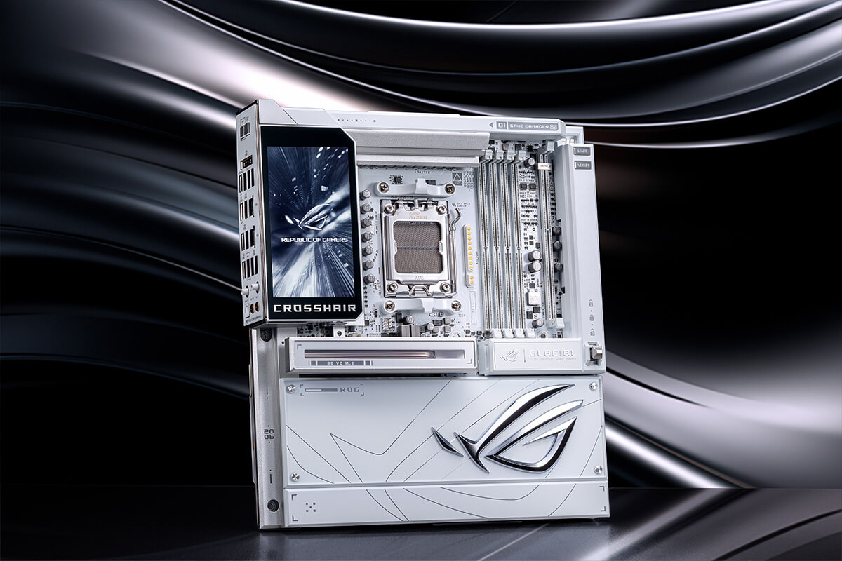 Scenario photo of ROG Crosshair X870E Glacial