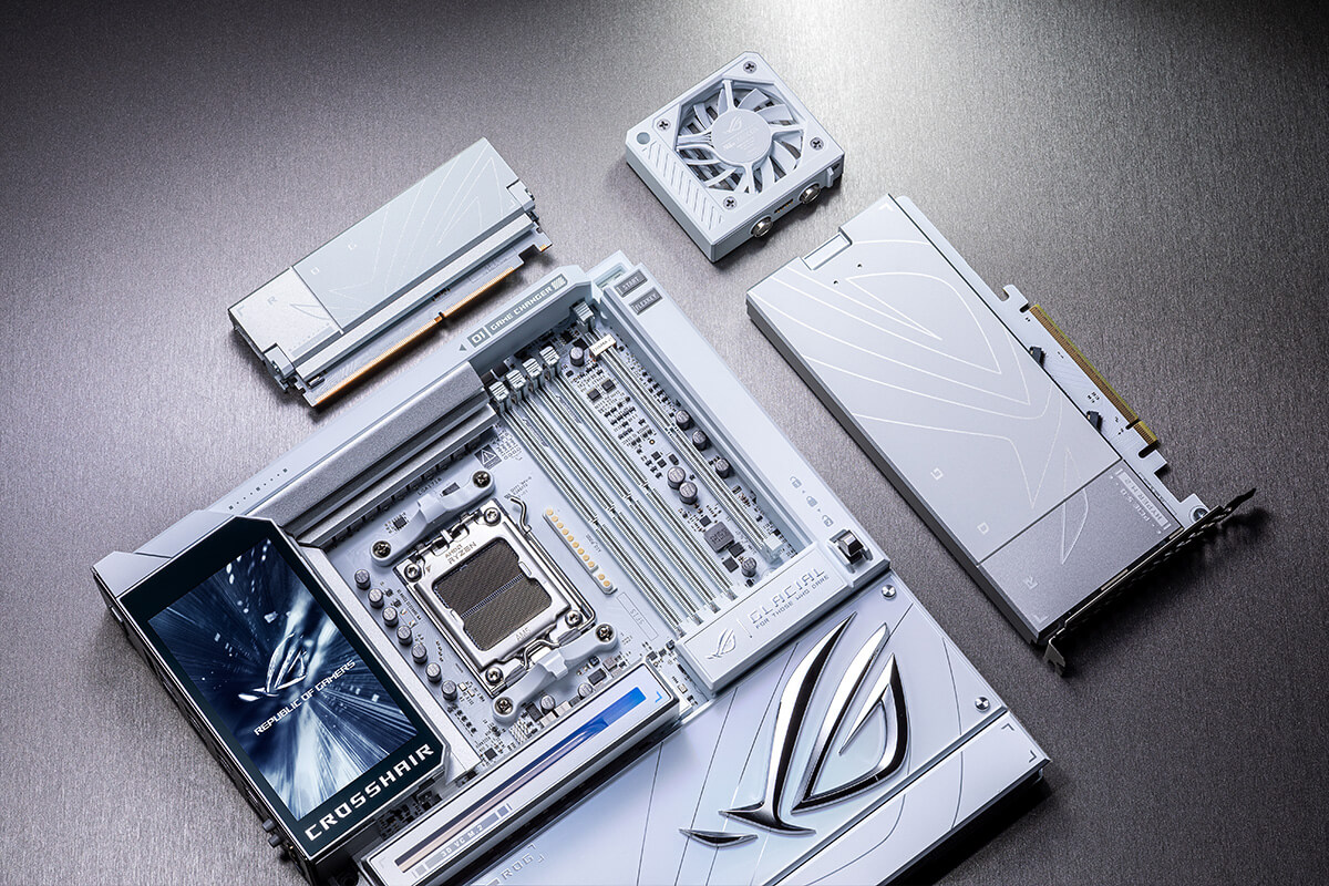 Scenario photo of ROG Crosshair X870E Glacial