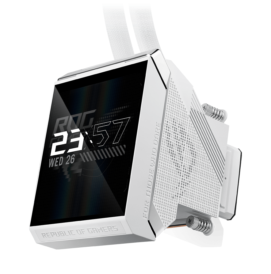ROG 飞龙4代 360 LCD 颜值版 白色水泵内部结构