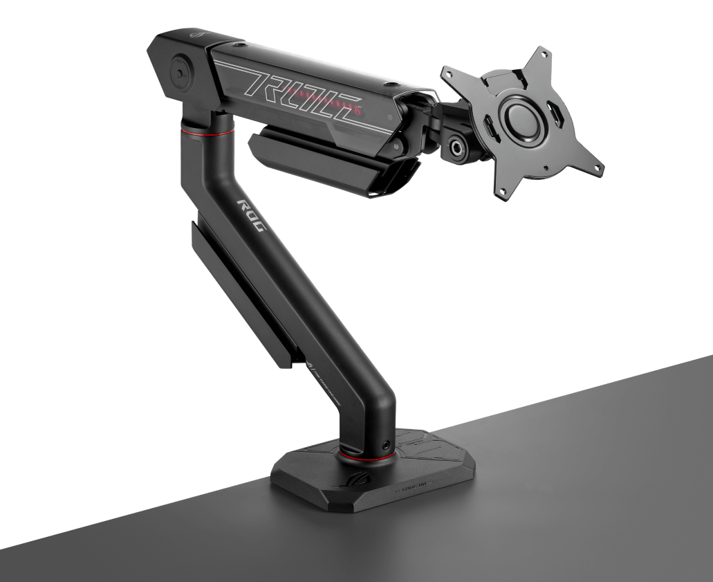 ROG人体工学显示器支架侧视图